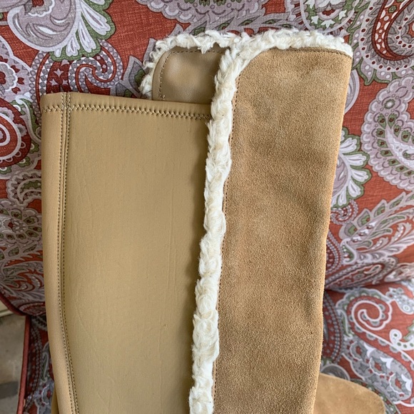 ๐ฆ NWOT GILLI Shearling & Suede Tall Shaft - 7.5 - Picture 5 of 6